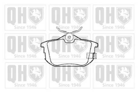Колодки гальмівні (задні) Mitsubishi Colt 04-12/Space Star 98-04/Carisma 95-06/Volvo S40/V40 95-04 QUINTON HAZELL BP973 Купити в Україні