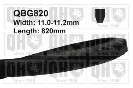 Ремень клиновый 11.2#820 QUINTON HAZELL QBG820 Купить в Украине