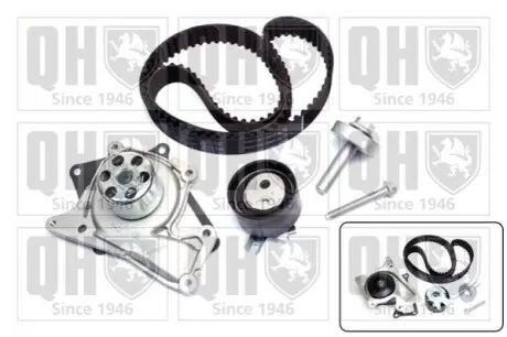 Комплект ГРМ + помпа Renault Kangoo 1.5dCi 10- (помпа 65521) QUINTON HAZELL QBPK7642 Купити в Україні