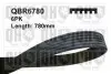 Фото Ремінь генератора Citroen C2/C3 1.4HDi 02-/C4/Peugeot 206 CC/207/307 1.6HDi 03-15 (6PK780) QUINTON HAZELL (QBR6780) зображення 1