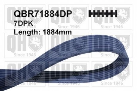 Ремень клиновый QUINTON HAZELL QBR71884DP