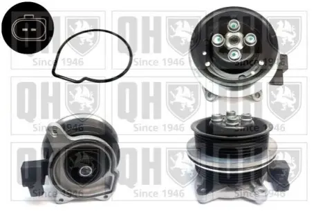 Помпа води VW Crafter 2.0TDI 11-/T5 2.0TDI/BiTDI 09-/Caddy III 1.6TDI/2.0TDI 10 QUINTON HAZELL QCP3716 Купити в Україні