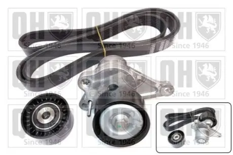 Комплект ременя генератора Renault Megane II/III 2.0 dCi 05- (7PK1705) QUINTON HAZELL QDK185 Купити в Україні