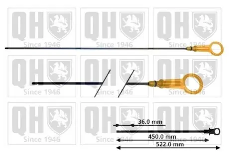 Фото 1 — Щуп масляний QUINTON HAZELL (QOD131) Фото Щуп масляний QUINTON HAZELL (QOD131) зображення 1