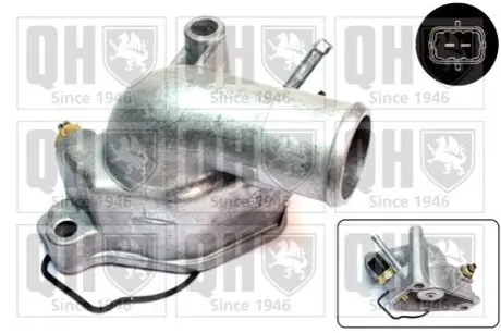 Фото Термостат Opel Astra G/Vectra B/C 1.8i/1.8 16V 95- QUINTON HAZELL (QTH609K) зображення 1