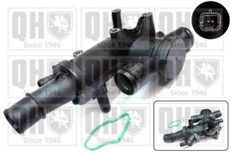 Фото Термостат Fiat Scudo 2.0 JTD 07- (83°C) QUINTON HAZELL (QTH667K) зображення 1