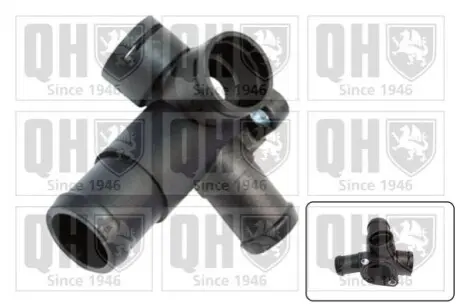 Фланець системи охолодження VW Caddy I 1.6 82-92/T3 1.7D/T4 1.9D 84-03 QUINTON HAZELL QTH818CF Купити в Україні