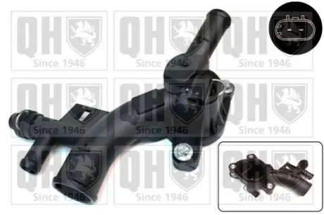 Фланець системи охолодження Opel Astra J/Insignia A/Zafira 1.4 08- QUINTON HAZELL QTH851CF Купити в Україні