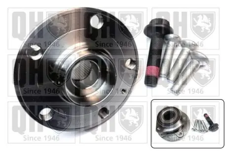 Підшипник маточини (передньої) VW Caddy III 03-15/Golf V/VI 03-14 (3 болти) QUINTON HAZELL QWB1348 Купити в Україні