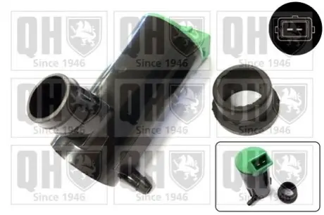 Насос омивача скла (моно) Citroen Berlingo/Fiat Scudo/Peugeot Expert/Partner 98-11 QUINTON HAZELL QWP020 Купити в Україні