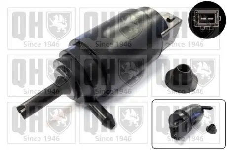 Насос омивача скла (моно) Opel Astra G/H/Combo 01-/VW Caddy II/Passat/T4 QUINTON HAZELL QWP033 Купити в Україні