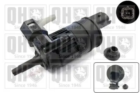 Насос омивача скла (дуальний) Renault Kangoo 97- QUINTON HAZELL QWP070 Купити в Україні