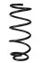 Пружина передняя Connect 02- (75PS) (384*13,25*160) RAISO (SR076TP) изображение 1