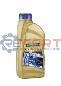 Трансмиссионное масло ATF RED-1 синтетическое 1 л RAVENOL 1211117001 (фото 1)