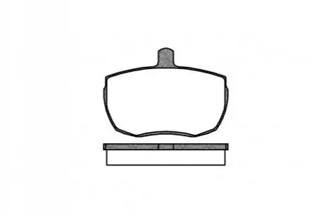 Фото Колодки гальмівні (передні) Ford Transit/Iveco Daily 77-92 REMSA (005600) зображення 1