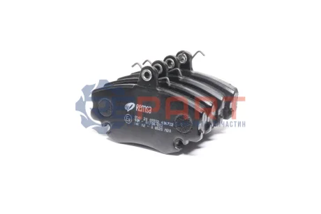 Фото Колодки гальмівні (передні) Dacia Logan 04-/Renault 11/19/21/Peugeot 205/309 86- (з датчиками) REMSA (014120) зображення 1
