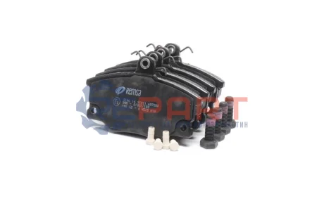 Фото Колодки гальмівні (передні) Renault 12 70-76/Fiat Punto/Panda 93-06 REMSA (014614) зображення 1