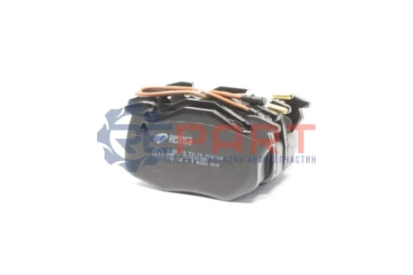 Фото Колодки гальмівні (передні) Peugeot 106 91-04/205/305/309/405 82-98/Renault Clio 91-98 (з датчик.) REMSA (019212) зображення 1