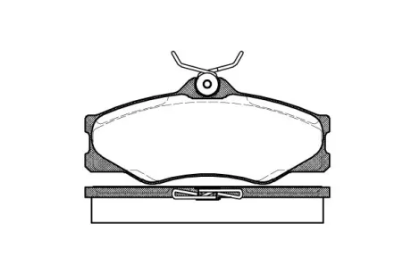 VW колодки тормозные передн. T3 REMSA 0223.00