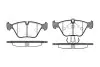 Фото Колодки гальмівні (передні) BMW 5 (E39) 95-04 (Ate) M47/M51/M52/M54/M57 REMSA (027015) зображення 1