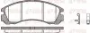 Фото Колодки гальмівні (передні) Citroen C-Crosser 07-/Mitsubishi Outlander/Pajero 98-/Lancer/L400 94-03 REMSA (0354.32) зображення 1