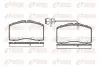 Фото Гальмівні колодки перед. AUDI A8/S8 94-02 (з датчик.) REMSA (0448.12) зображення 1