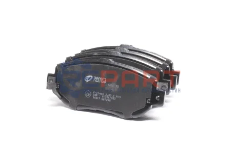 Фото Гальмівні колодки, дискове гальмо (набір) REMSA (045602) зображення 1