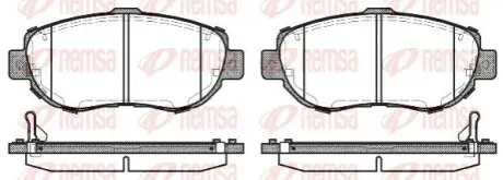 Тормозные колодки, дисковый тормоз.) REMSA 045614