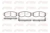 Фото Колодки гальмівні (передні) Mitsubishi Colt 90-96/Galant/Lancer 88-04/Space Wagon 91-98 REMSA (0460.02) зображення 1