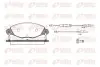 Фото Колодки гальмівні (передні) Citroen С5 01- (+датчики) REMSA (082704) зображення 1