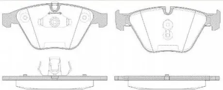 BMW Тормозные колодки передн.3 E90,5 E60,6 E63,7 E65/66,.X1 E84 01 REMSA 085750 Купити в Україні