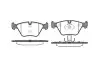 Колодки гальмівні (передні) BMW 3 (E36/E46) 92-06/5 (E34) 87-96/7 (E32) 87-94/Z3 (E36) 97-03 REMSA 096300 Купити в Україні
