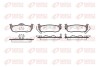 Тормозные колодки дисковые зад. Jeep Commander, Grand Cherokee III 3.0Crd-5.7 06.05-12.10 110602