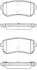 Фото Колодки гальмівні (задні) Hyundai Tucson 15-/Sonata 05-15/ix20/ix35/Kia Cerato/Sportage/Picanto 10 REMSA (120942) зображення 1
