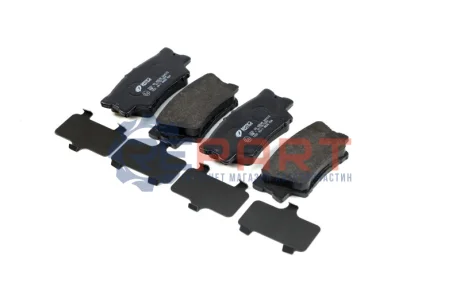 Тормозные колодки дисковые зад. Toyota Rav 4 III 2.0 VVT-i, 2.2 D-4D, 2.2 06- REMSA 123100 Купить в Украине
