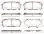 Фото Колодки гальмівні (задні) Kia Carnival 05-15/Sorento 15 REMSA (1288.12) зображення 1