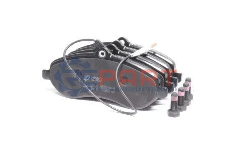 Гальмівні колодки, дискове гальмо (набір) REMSA 129201 Купити в Україні