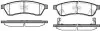 Фото Колодки гальмівні (задні) Chevrolet Epica 2.0-2.5 2.0 TDCi 05- (121x39x14) REMSA (134902) зображення 1