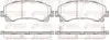 Гальмівні колодки, дискове гальмо (набір) 1407.00