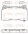 Тормозные колодки (передние) Opel Insignia B 17-/Tesla Model S/Chevrolet Corvette 13-/Camaro 09- REMSA (143824) изображение 1