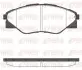 Фото TOYOTA Гальмівні колодки передн. HILUX VII (_N1_, _N2_, _N3_) 2.5 D 4WD (KUN25) 05-15 REMSA (146600) зображення 1