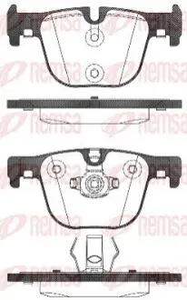 Колодки гальмівні (задні) BMW 3 (F30/F31/F34/F80)/4 (F32/F36/F82) 11 REMSA 149300 Купити в Україні