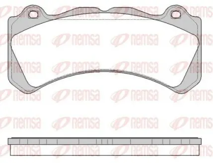 Тормозные колодки (передние) Volvo S60/V60 10- REMSA 150210 Купить в Украине