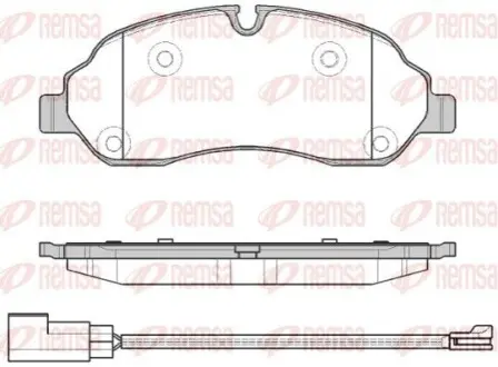 FORD Тормозн.колодки передн.Transit 13 REMSA 1602.02 Купити в Україні