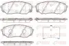 Фото Колодки гальмівні (передні) Hyundai Santa Fe IV/Kia Sorento 2.0-3.3 15- (Mando) REMSA (166102) зображення 1