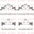 Фото Колодки гальмівні (передні) Audi A4/A5/A6/A7/Q5 15 REMSA (169110) зображення 1