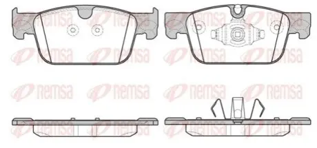 Тормозные колодки REMSA 169210