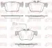 Колодки тормозные (задние) Alfa Romeo Giulia 15-/Stelvio/Maserati Quattroporte 13- (+датчики)) REMSA (172201) изображение 1