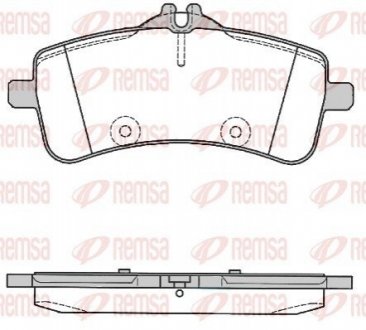 DB колодки гальм. задні W222 REMSA 1794.00