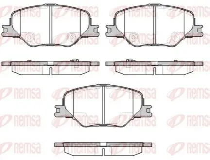 Колодки гальм. передн. OPEL Insignia B REMSA 1795.02 Купити в Україні